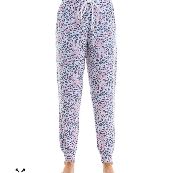 Leopard Print  Pajama Jogger Pants - Picture 6 of 6
